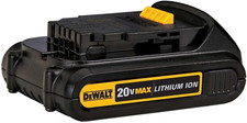 DCB201 20V MAX 1.5 Ah Lithium-Ion Compact Battery
