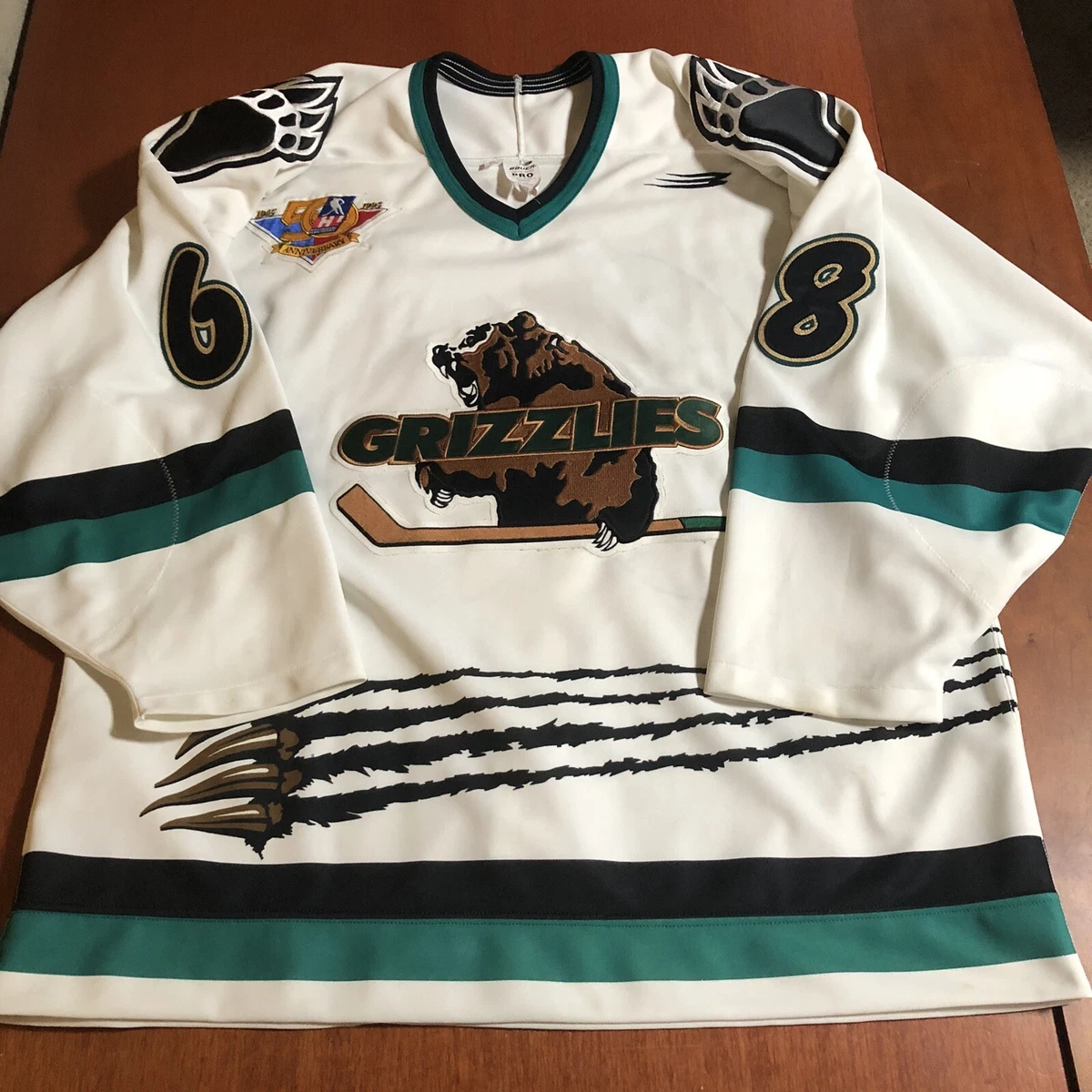 90's Utah Grizzlies IHL Bauer Jersey Size Large – Rare VNTG