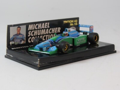 Miniature Benetton Ford B193B – Michael Schumacher, échelle 1/43, Minichamps (neuf, Japon)