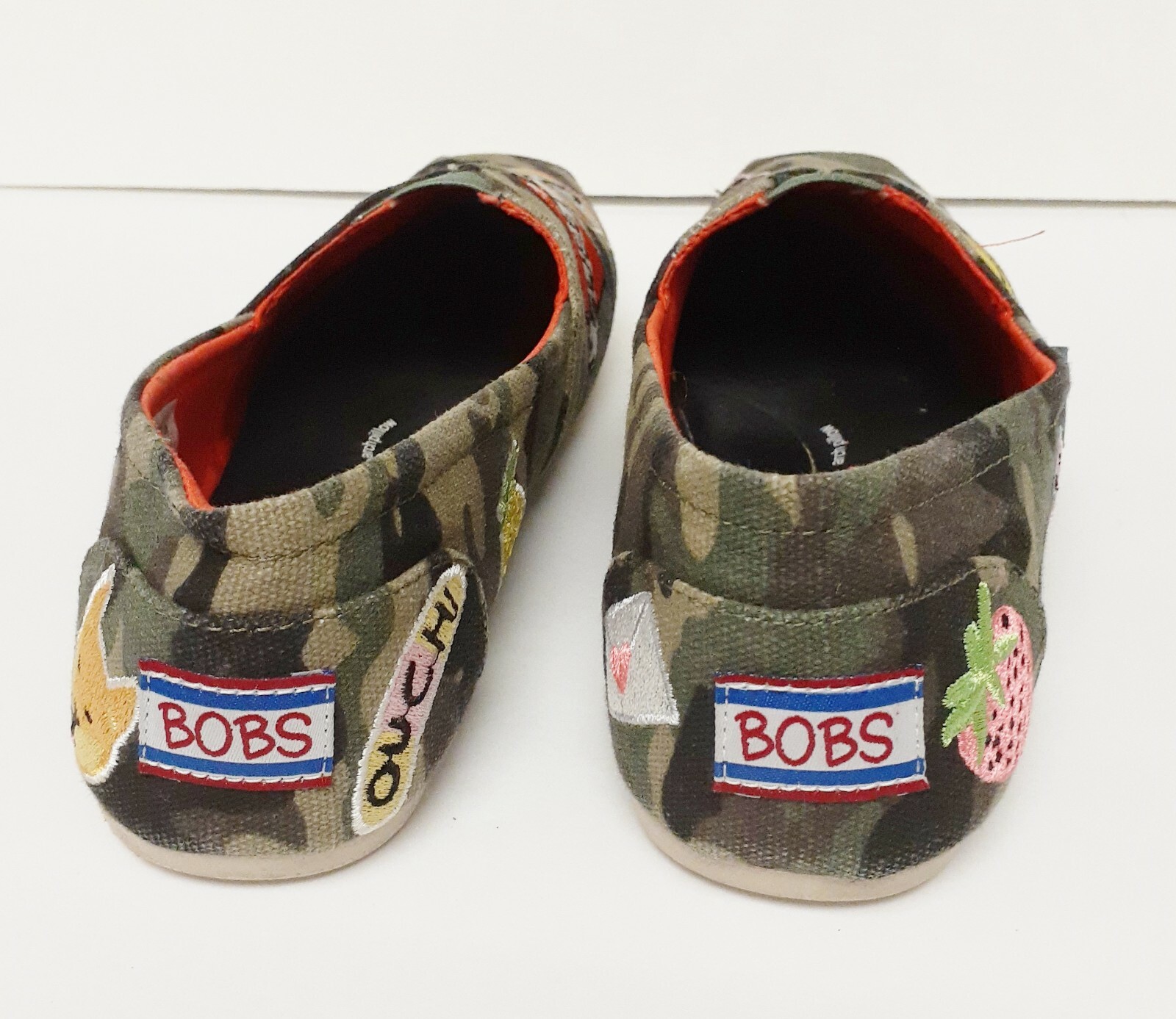 BOBS SKECHERS Embroidered Camo Flats Fabric Limited E… Gem