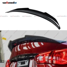 Duckbill Trunk Spoiler PSM Style For Infiniti Q50 2014-2024 Carbon Fiber Painted
