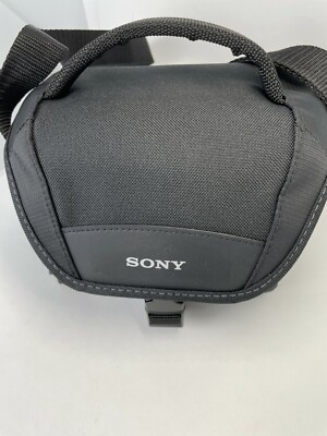GENUINE Sony LCS-U11 Camcorder and Camera Soft Carrying Case - Black