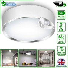 80 LED Motion Sensor Ceiling Light Battery Operated – Wireless Indoor Lamp 6000K