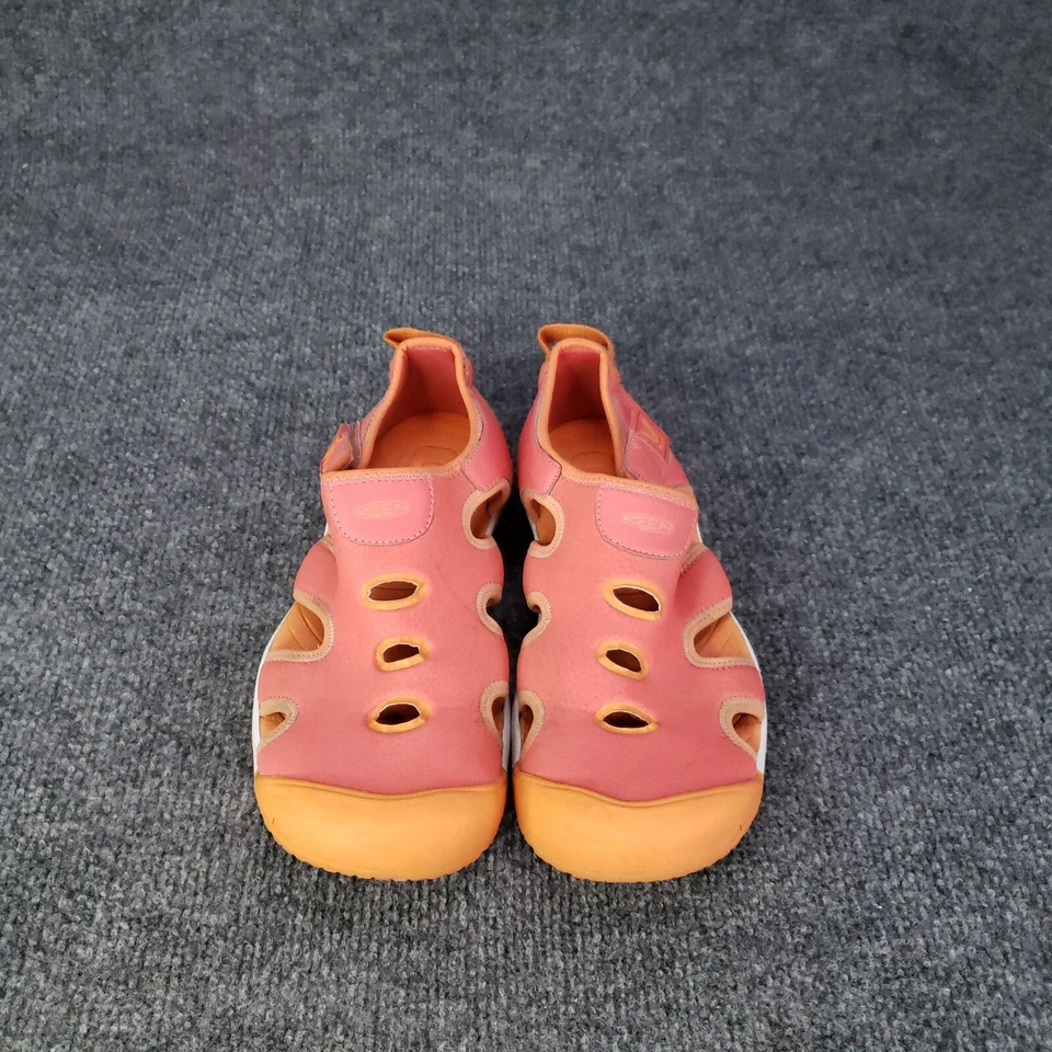 Sandalias de agua Keen Stingray grandes para niñas talla 6 coral naranja punta cerrada ligeras Foto 3 de 4