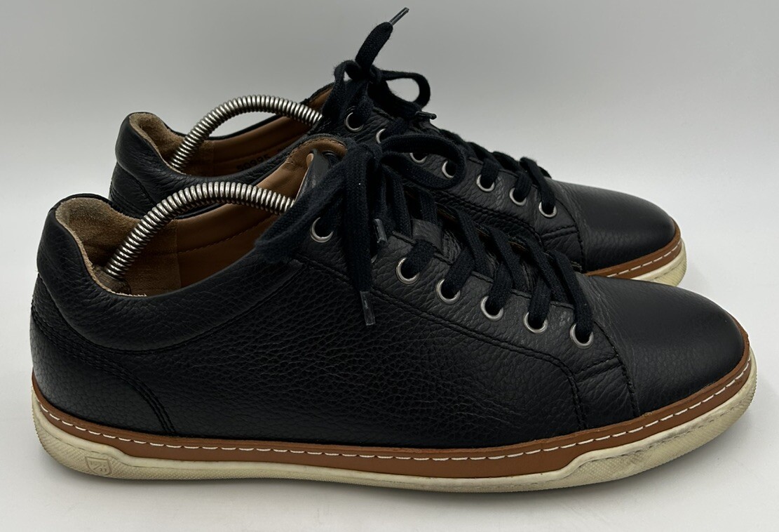 SAOLA Allen Edmonds Porter Derby Sneaker Uomo 9.5 D Scarpa Pelle Nera Casual 50995