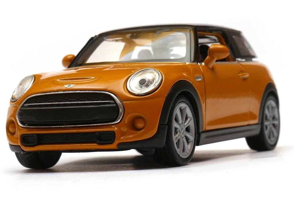Welly New Mini Hatch Orange Black Top 1:34 1:39 Scales Car US IMPORT DUTIES PAID - Image 4 of 4