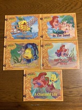 The Little Mermaid  s Treasure Chest Lot Of 6 Hardcover Vintage Books 1992