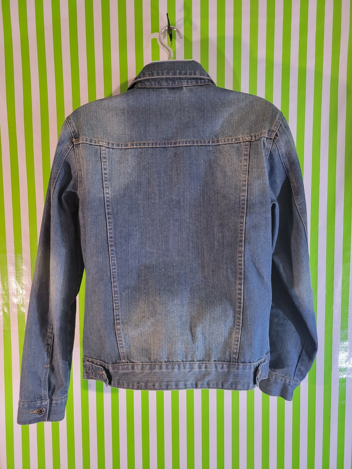 Classic Trucker Style Denim/ Jean Jacket by Cedar Wood State Mens Size M Medium image 8