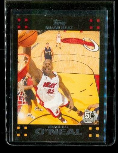 2006-07 TOPPS 50TH ANNIVERSARY Basketball Card #32 SHAQUILLE O