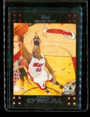 2006-07 TOPPS 50TH ANNIVERSARY Basketball Card #32 SHAQUILLE O