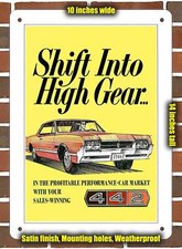Metal Sign - 1966 Oldsmobile 442 Club