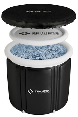 Zenhero Recovery Ice Bath - The Branded Product! Portable Bathtub, Ice Bin Athlete