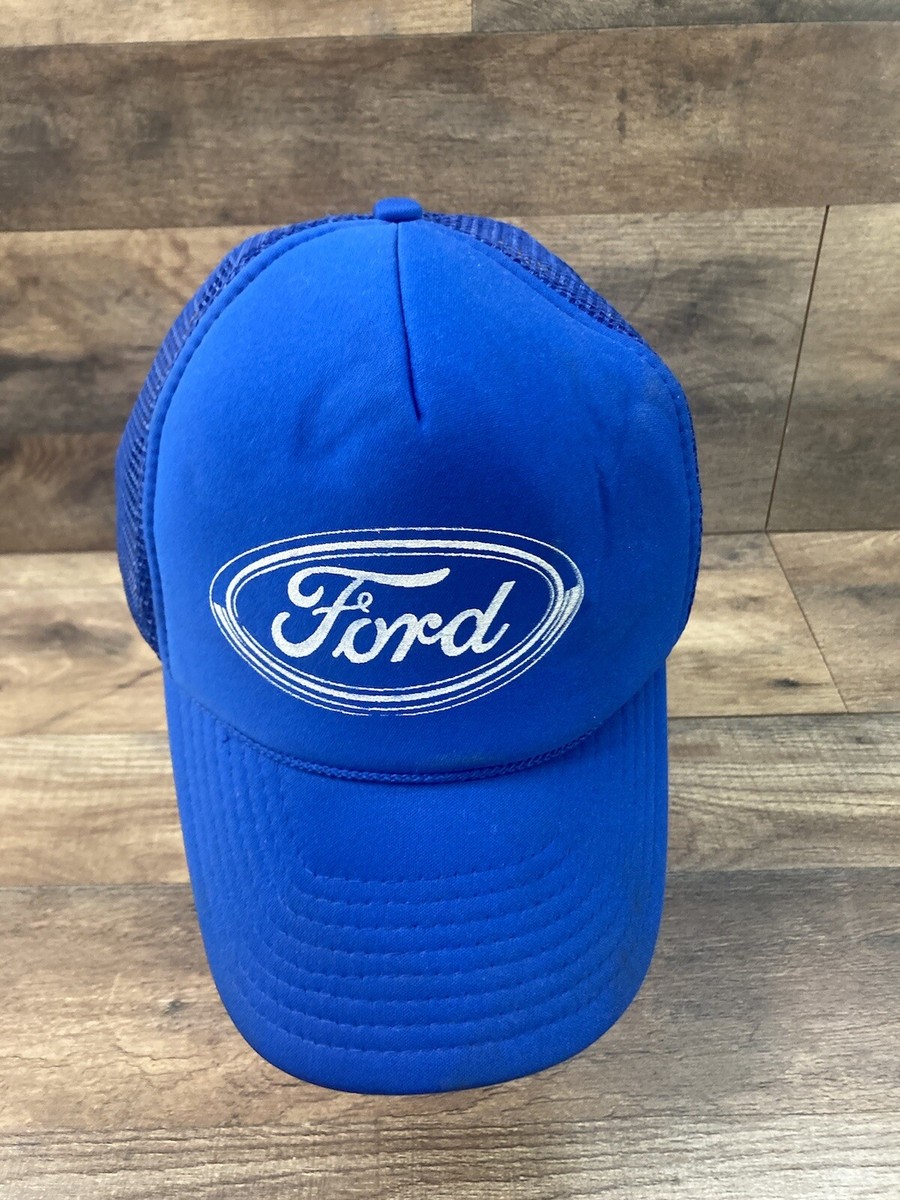 Ford Trucker Hat Vintage Blue Mesh Snapback 80s | eBay