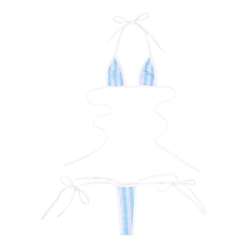 Set bikini donna sexy reggiseno top con slip body monokini costume da bagno spiaggia - Foto 18 di 65