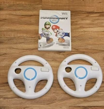 Mario Kart Wii Bundle Racing Game - Disc + Case +2  MARIO KART WHEELS