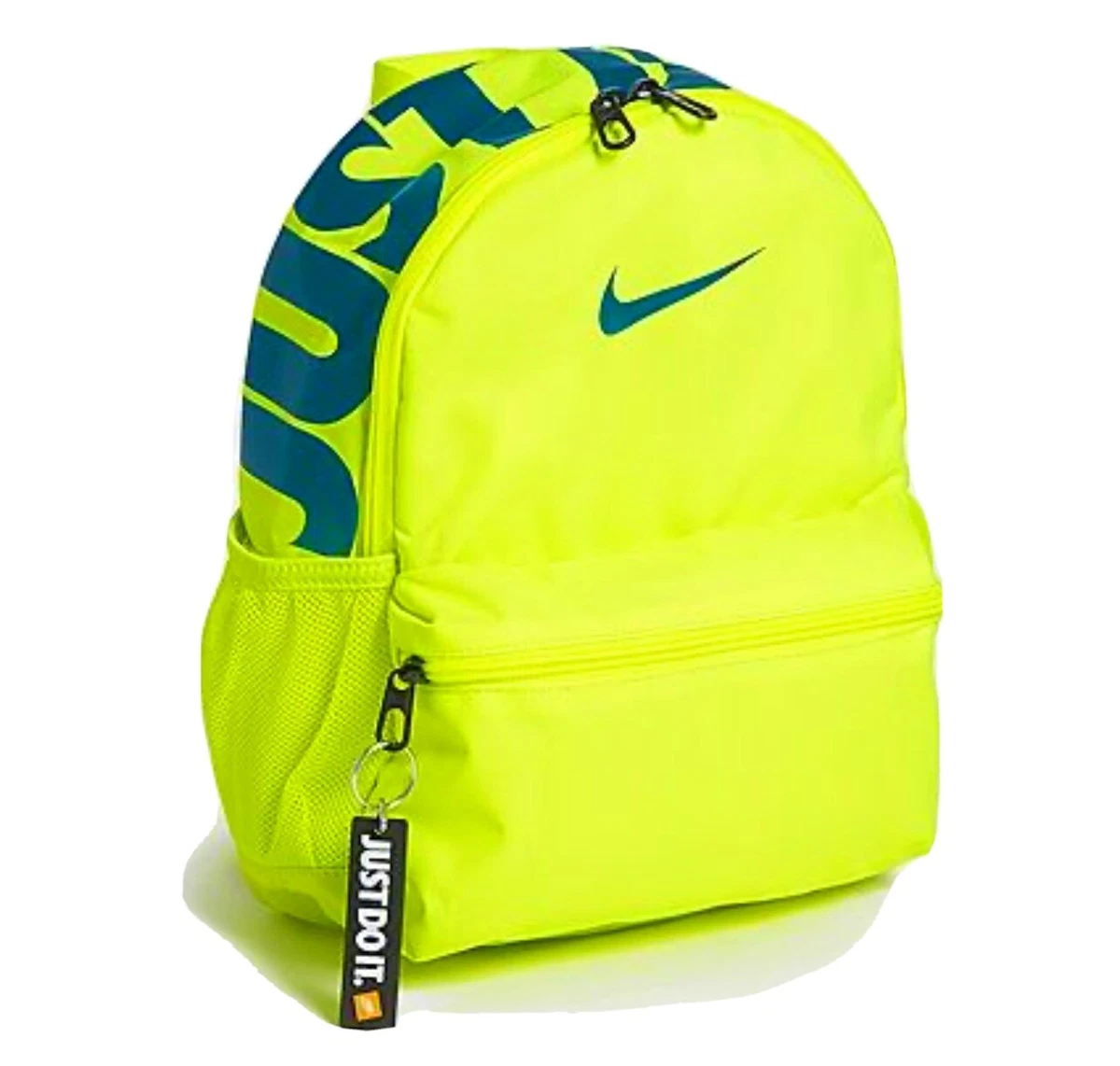 Nike backpacks lime green hot sale