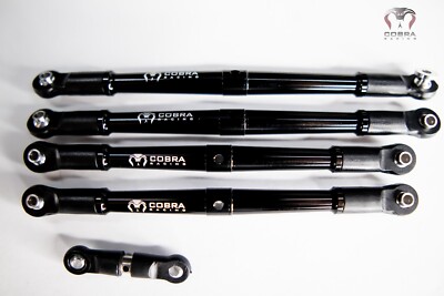Aluminum BLACK turnbuckles FULL SET fits ARRMA 6S Kraton Outcast Notorious BLX