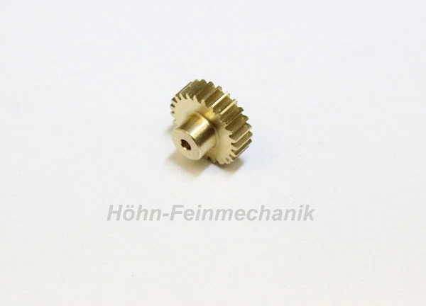 HÖHN-MODELLBAU Stirnzahnrad, Zahnrad, Modul 0,5, aus Messing, 25 Zähne, 4mm Zahnbreite