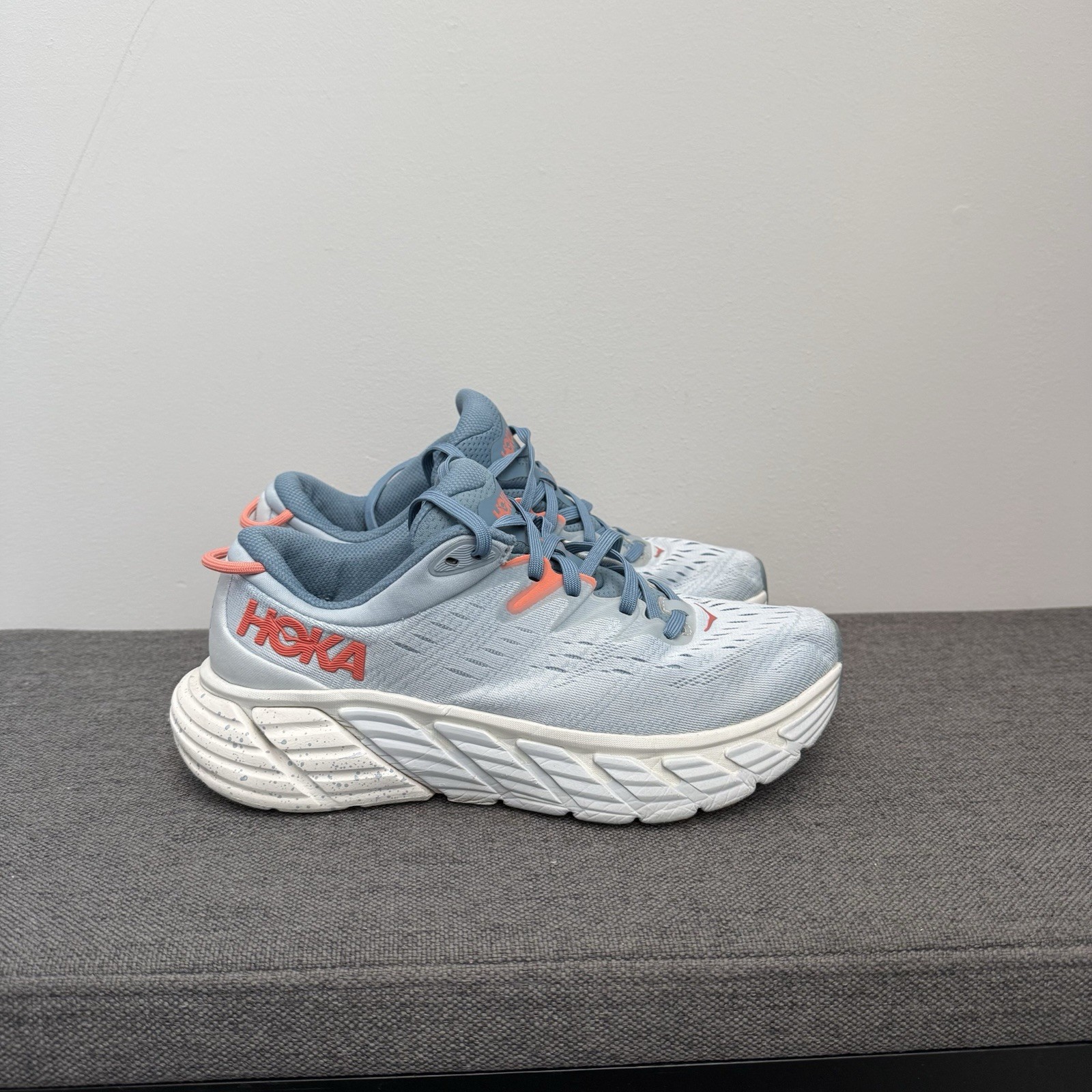 Excellent Hoka One One Gaviota 4 Women's Size 7.5 Running Shoes Blue