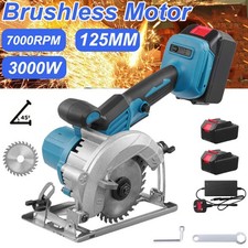 Cordless Brushless Electric Circular Saw Wood Cutter For Makita 18V + 1 Disc