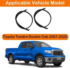 2Pcs Roof Drip Molding Weatherstrip Fit for Toyota Tundra Double Cab 2007-2020