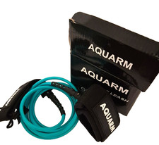 NUOVO 9 piedi piede guinzaglio caviglia longboard tavola da surf SUP cavo blu girevole polsino in neoprene