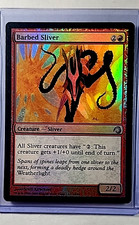 2009 MTG Magic the Gathering PDS Premium Deck Slivers Foil #18 Barbed Sliver LP