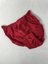 VTG Victoria's Secret HighCut Satin 100 Silk String Bikini NWT 80s Second Skin