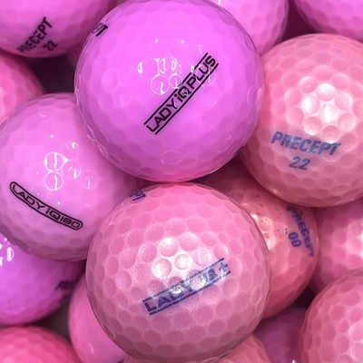 25 GOLFBÄLLE/LAKEBALLS PRECEPT LADY iQ PINK AAA
