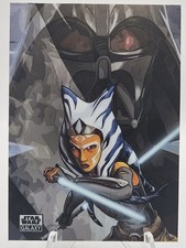2026 Topps Chrome Star Wars Galaxy #71 Ahsoka...