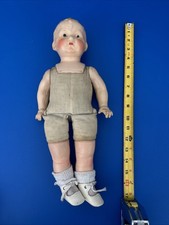 ANTIQUE COLLECTIBLE E I HORSMAN COMPOSITION DOLL 16" 1930  s W Shoes