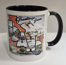 Greetings from Idaho State Mug Sun Valley Boise with Scenes from the State