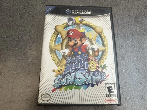 Super Mario Sunshine (Nintendo GameCube, 2002) No Manual, Tested & Working!