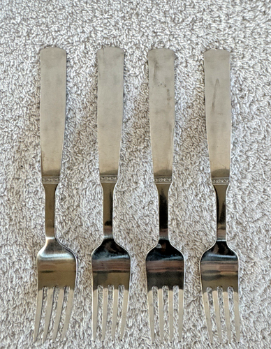 (4) Gense RANKA-ROYAL Sweden 18-8 Stainless Fork Lot ~ 7 1/4” - Picture 9 of 14