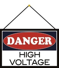 Blechschild 20x30 DANGER High