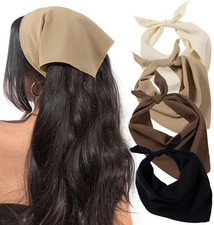 4PCS Bandanas for Women Boho Head Bands Tie-Back Triangle Head Scarf Head Kerchi