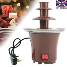 Electric Chocolate Fountain Fondue Sets 3 Tiers Mini Melting Machine For Party