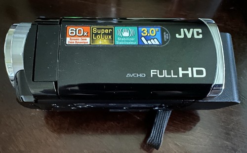 JVC Everio GZ-EX310BU HD Camcorder Lowepro Bag Charger 2SD Cards Extra Battery - Picture 10 of 19