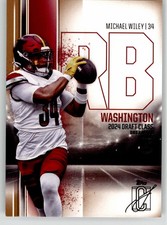 Michael Wiley 2024 Topps Signature Class Bronze 199 Washington Commanders Rookie
