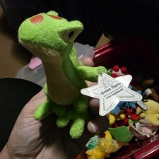 Neopets Green Techo Plush Stuffed Animal Small 2004