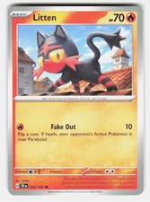Pokemon TCG Litten Temporal Forces 032/162 Common NM