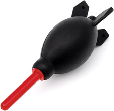 Rocket-Style Rubber Air Blower Dust Cleaner for DSLR Camera, Lens, and Keyboard