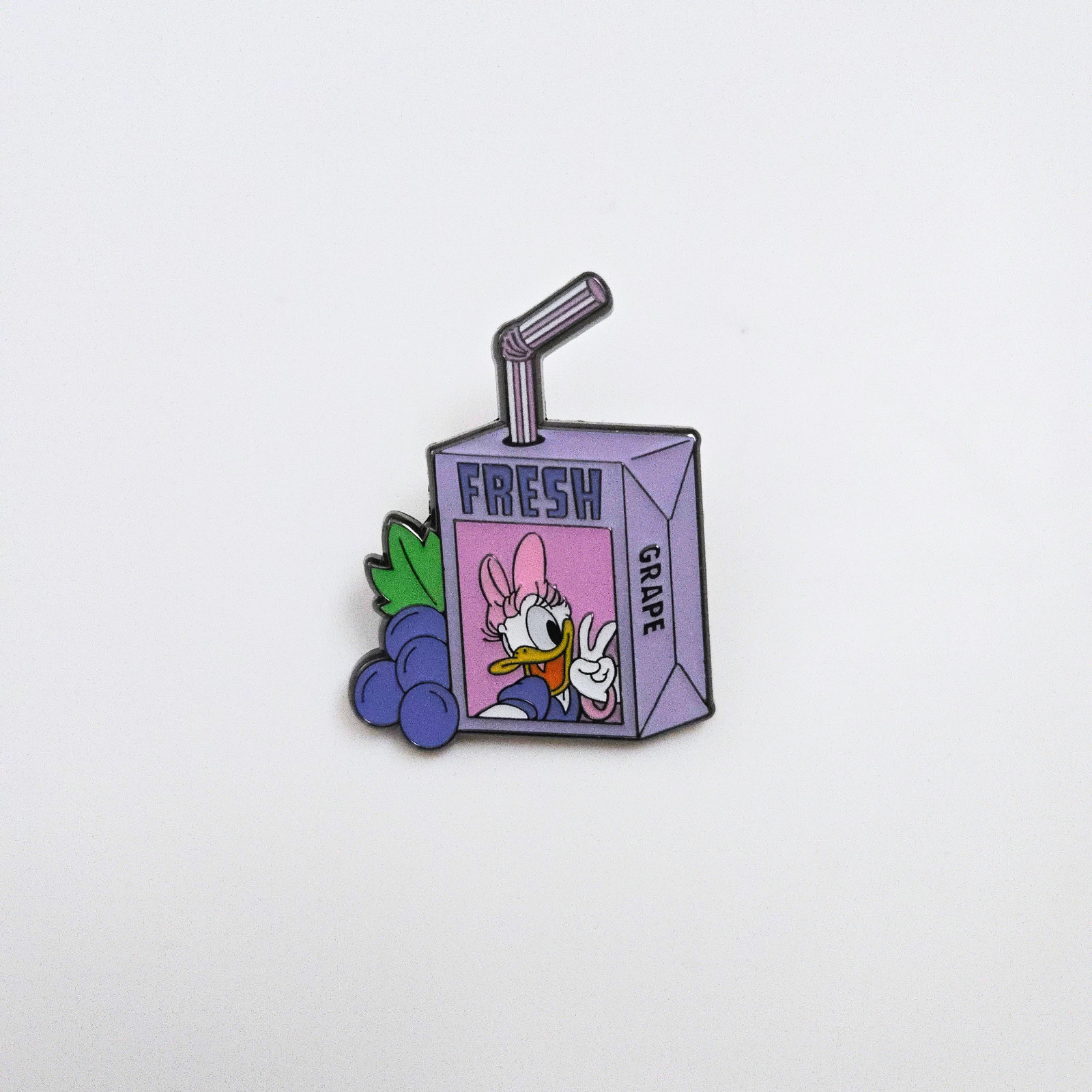 Hot Topic Daisy Grape Juice Pin - Mickey & Friends Juice Box Mystery Collection