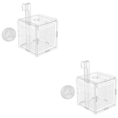 2 Sätze von Zuhause Fischzuchtbox Fischzuchtwerkzeug Aquarium Fischzuchtbehälter