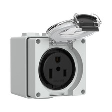 Muelnmey 50Amp Power Outlet Box,250Volt NEMA 6-50R Receptacle Outdoor...