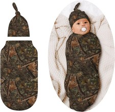 Camo Swaddle Blankets Newborn Receiving Blanket Baby One Size,