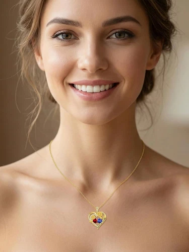Double Birthstone Necklace 14K Gold Plated You Are My Sunshine Sunflower Necklac image 7