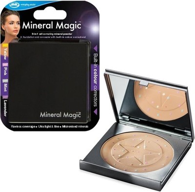 JML Mineral Magic 3-in-1 Self-Correcting Powder - All Natural Mineral Powder
