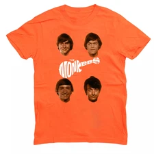 The Monkees Orange Shirt Full size S-5XL Unisex Xmas Gift SN48
