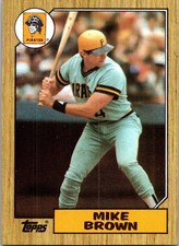 1987 Topps #341 Mike Brown